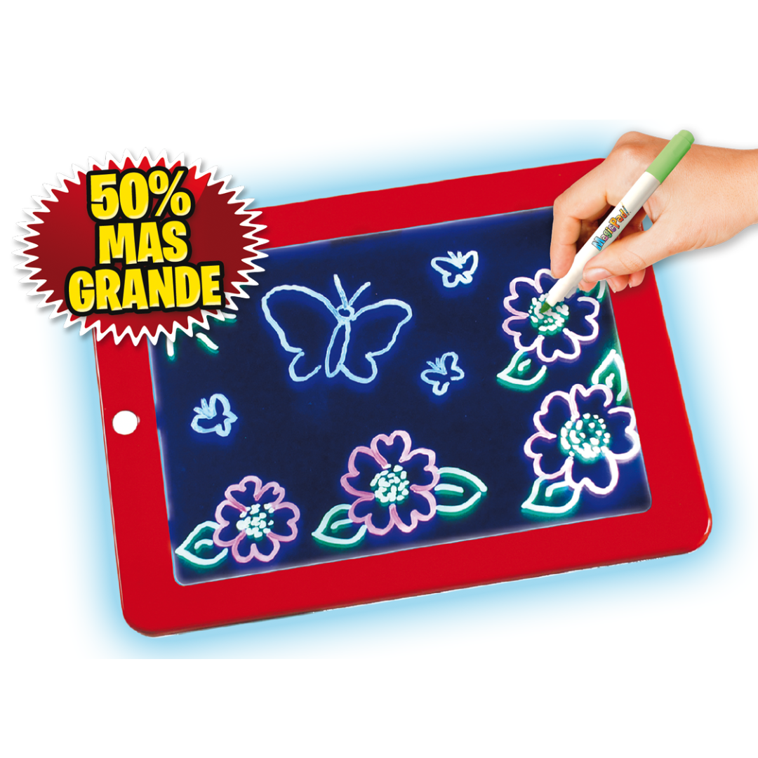 Magic Pad - Tableta de dibujo luminoso para creatividad sin límites