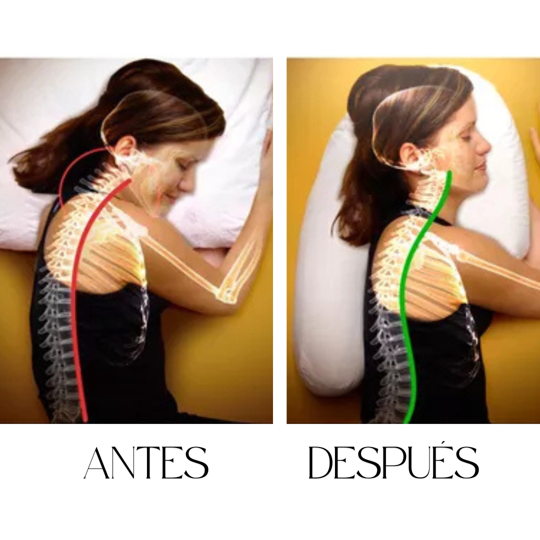 Side Sleeper Pro - Almohada Ergonómica de Espuma Memory Foam