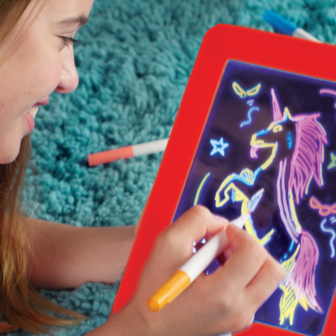 Magic Pad - Tableta de dibujo luminoso para creatividad sin límites