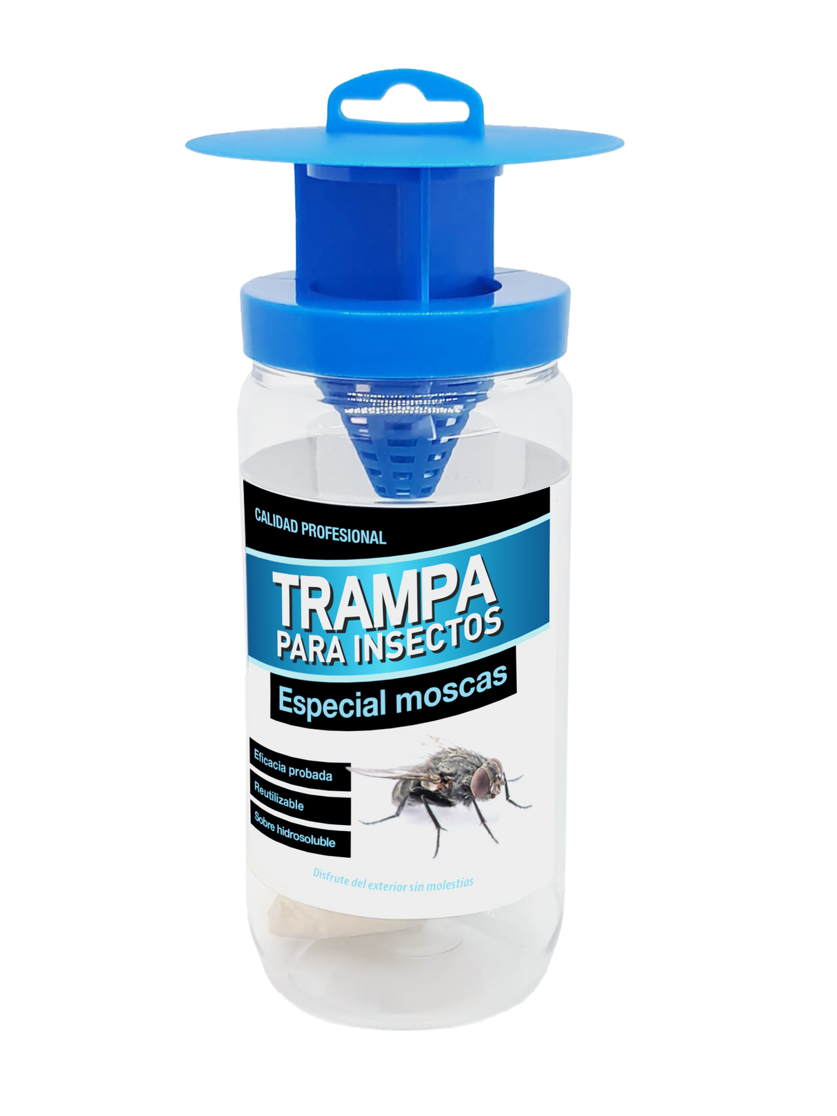 Trampa para Moscas Reutilizable con Cebo Natural – 40 g