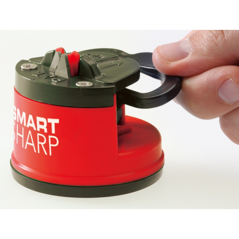 Afilador Cuchillos de Plástico SMART SHARP 3 pzas - Rojo