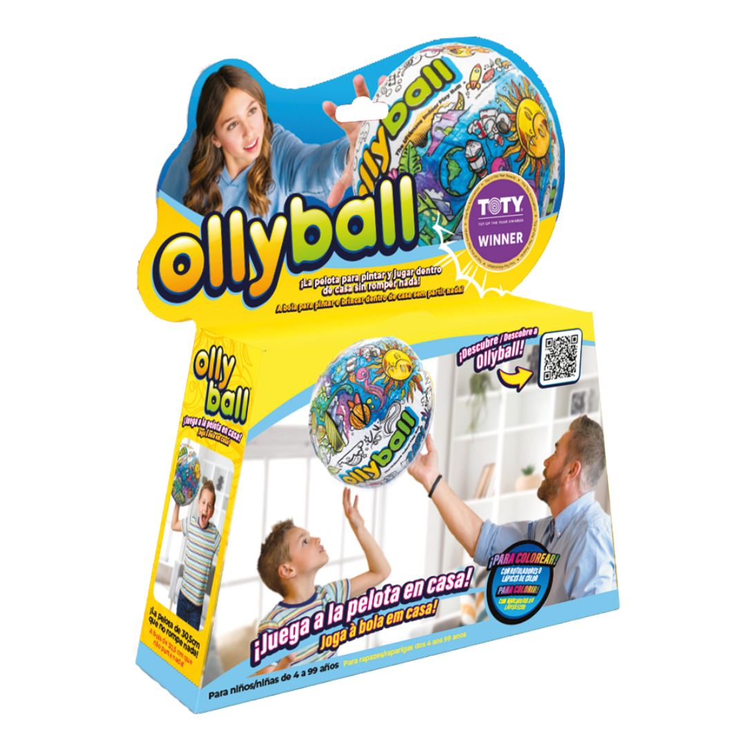 Ollyball – A bola segura para brincar em casa sem partir nada
