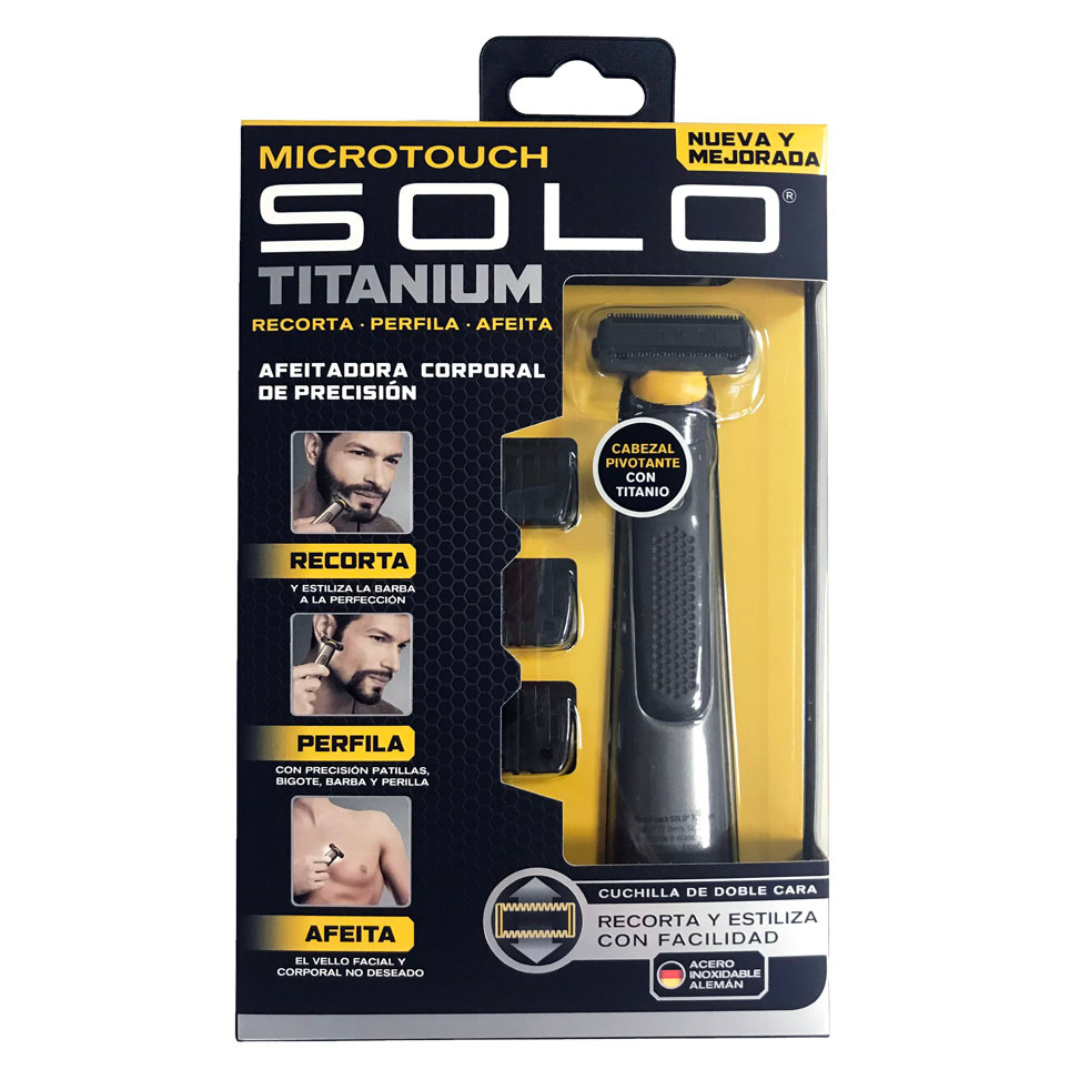 Titanium Solo – Barbeado e corte de precisão sem irritações