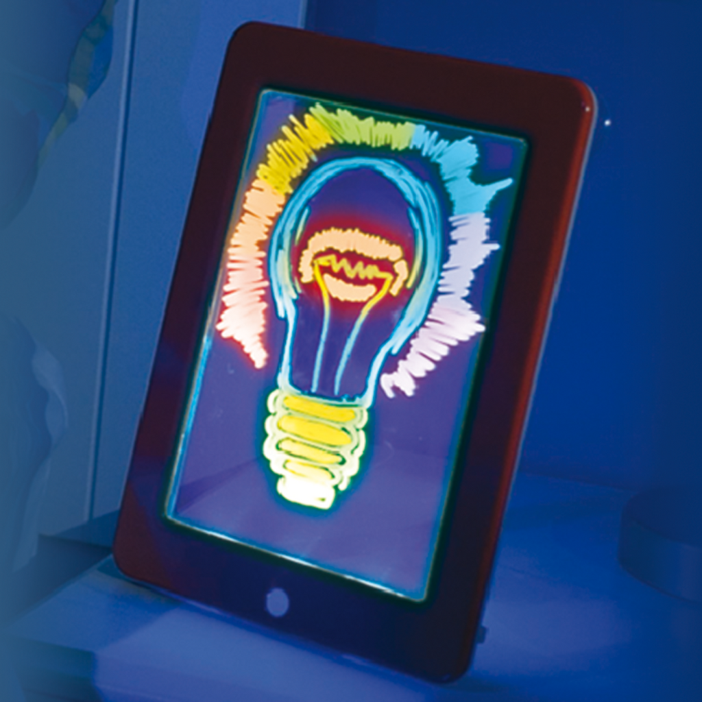 Magic Pad – Tábua de desenho luminosa para criatividade sem limites