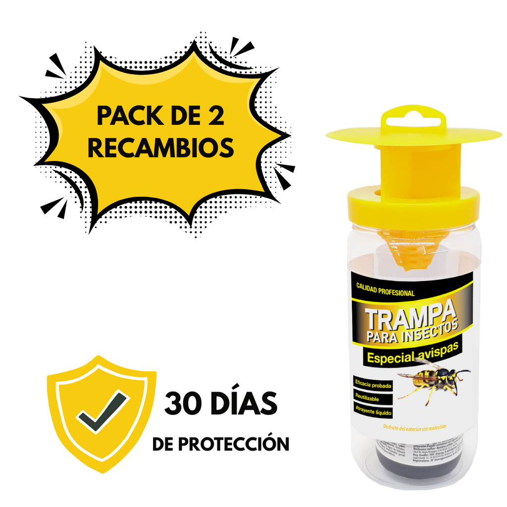 Recargas de Armadilha para Vespas – 2 frascos × 200 ml