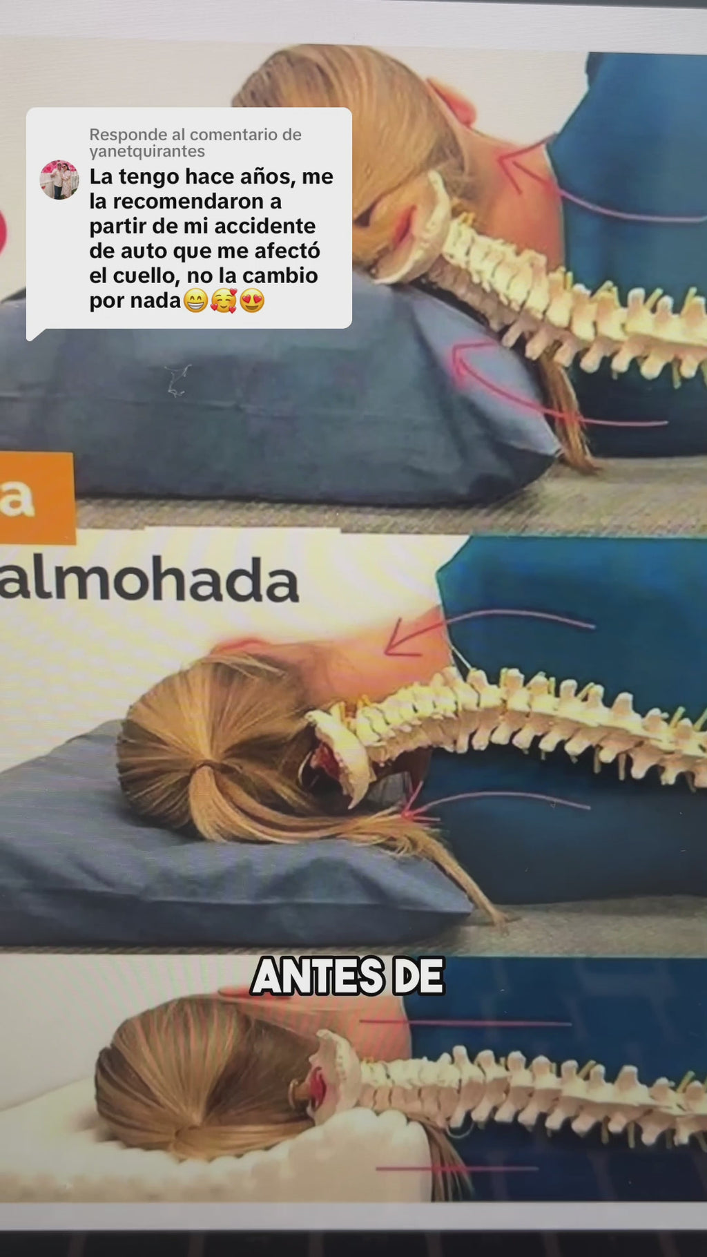 Side Sleeper Pro – Almofada Ergonómica de Espuma Memory Foam